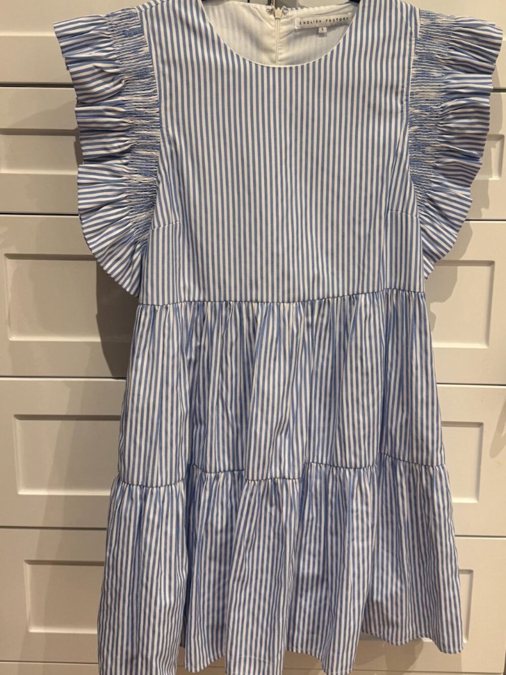English Factory striped dress